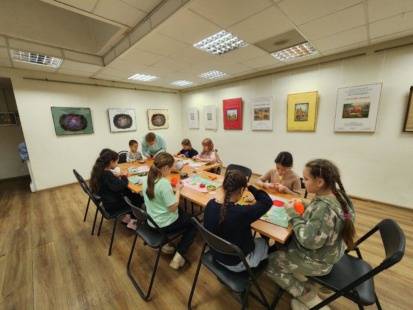 Подольск , Выставочный зал , ночь исскуств, Мастер-класс ,