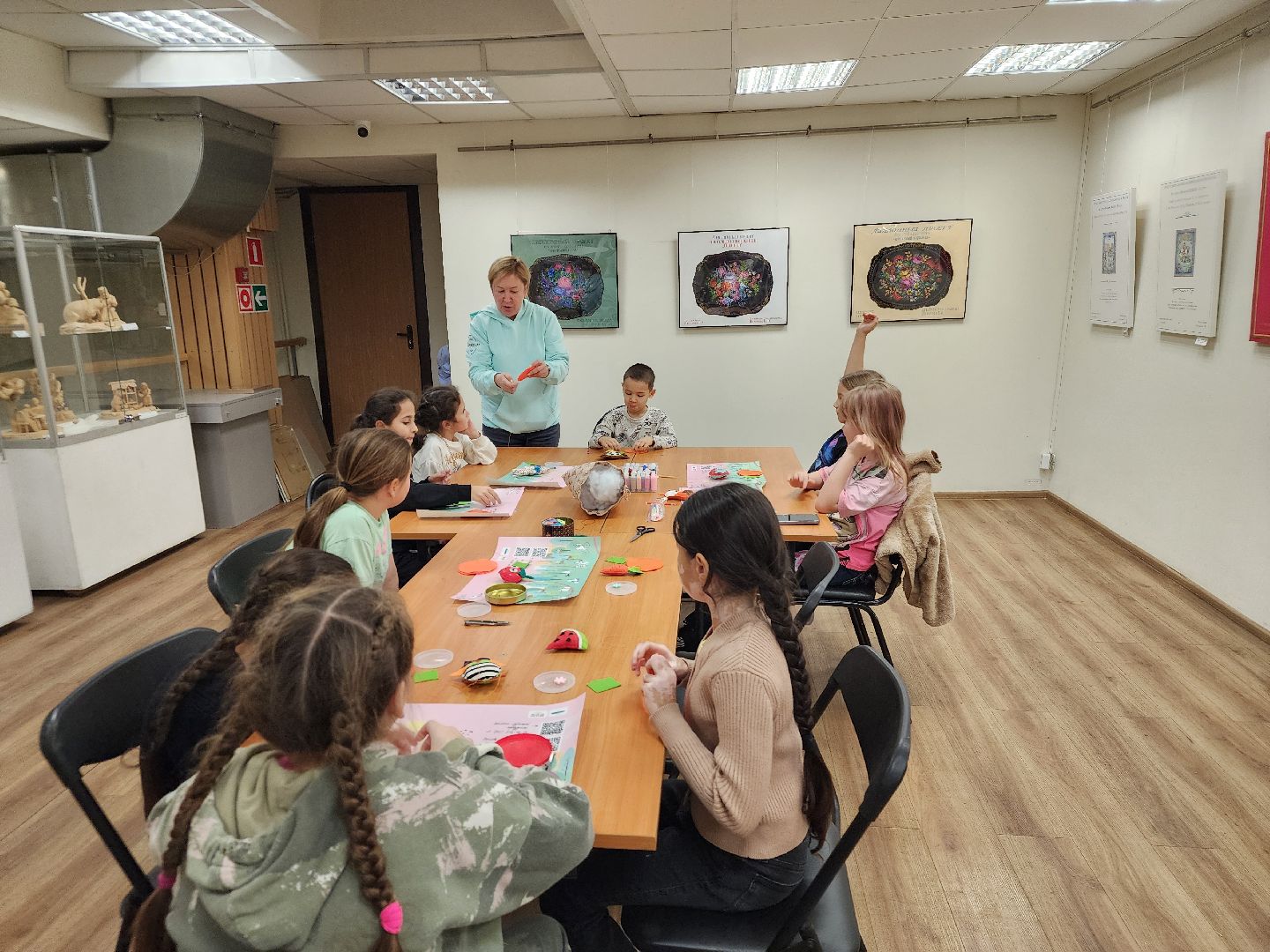 Подольск , Выставочный зал , ночь исскуств, Мастер-класс ,