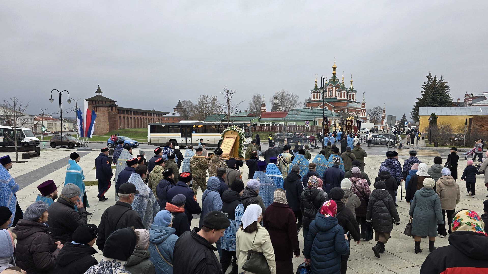 Коломна, день народного единства, казанская икона божией матери, крестный ход,