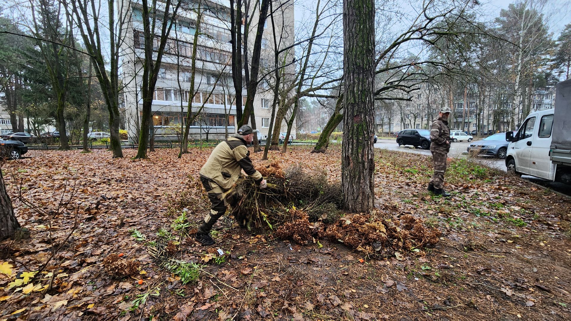 комбинат благоустройства, протвино, уборка территории,