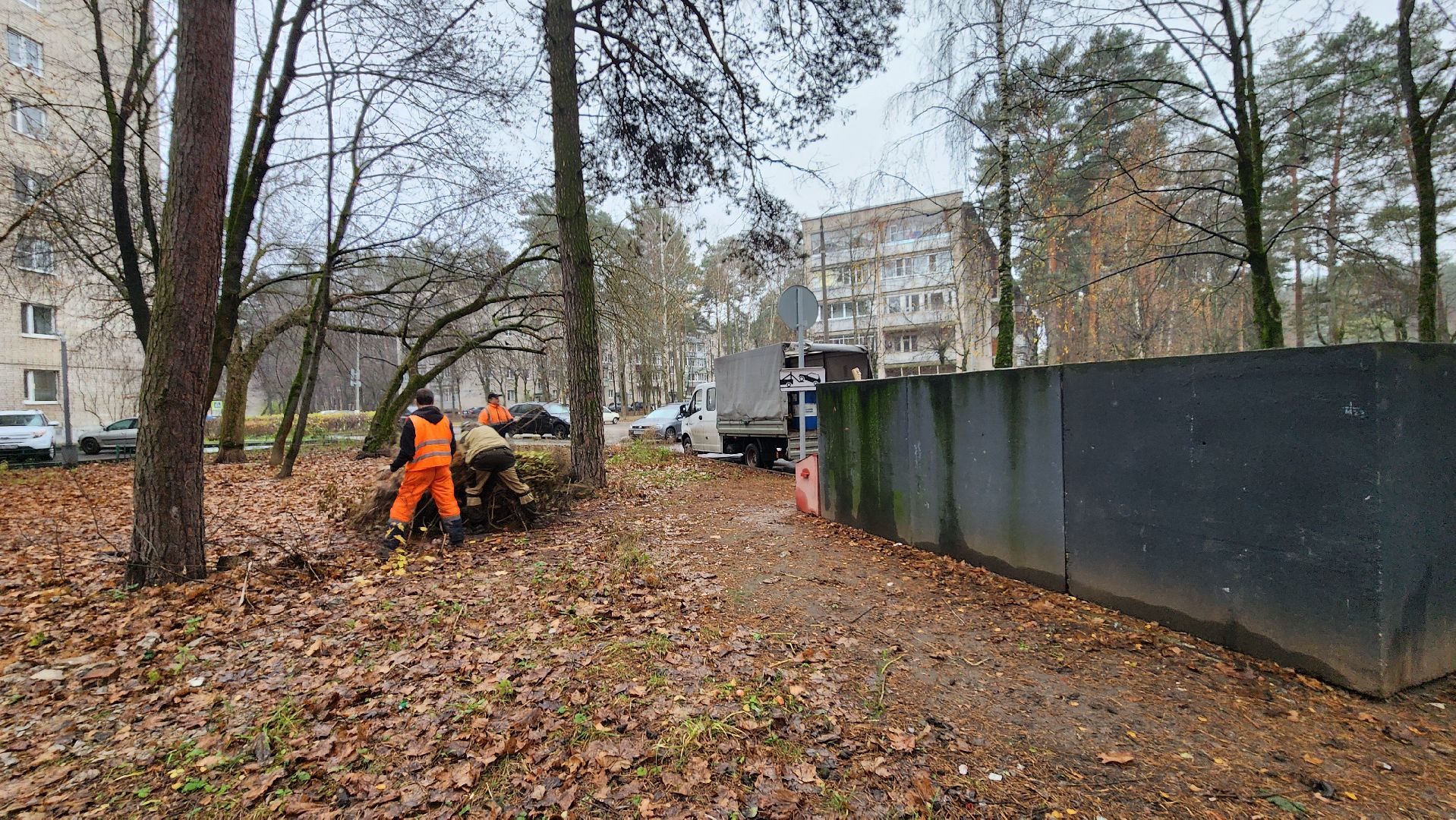 комбинат благоустройства, протвино, уборка территории,