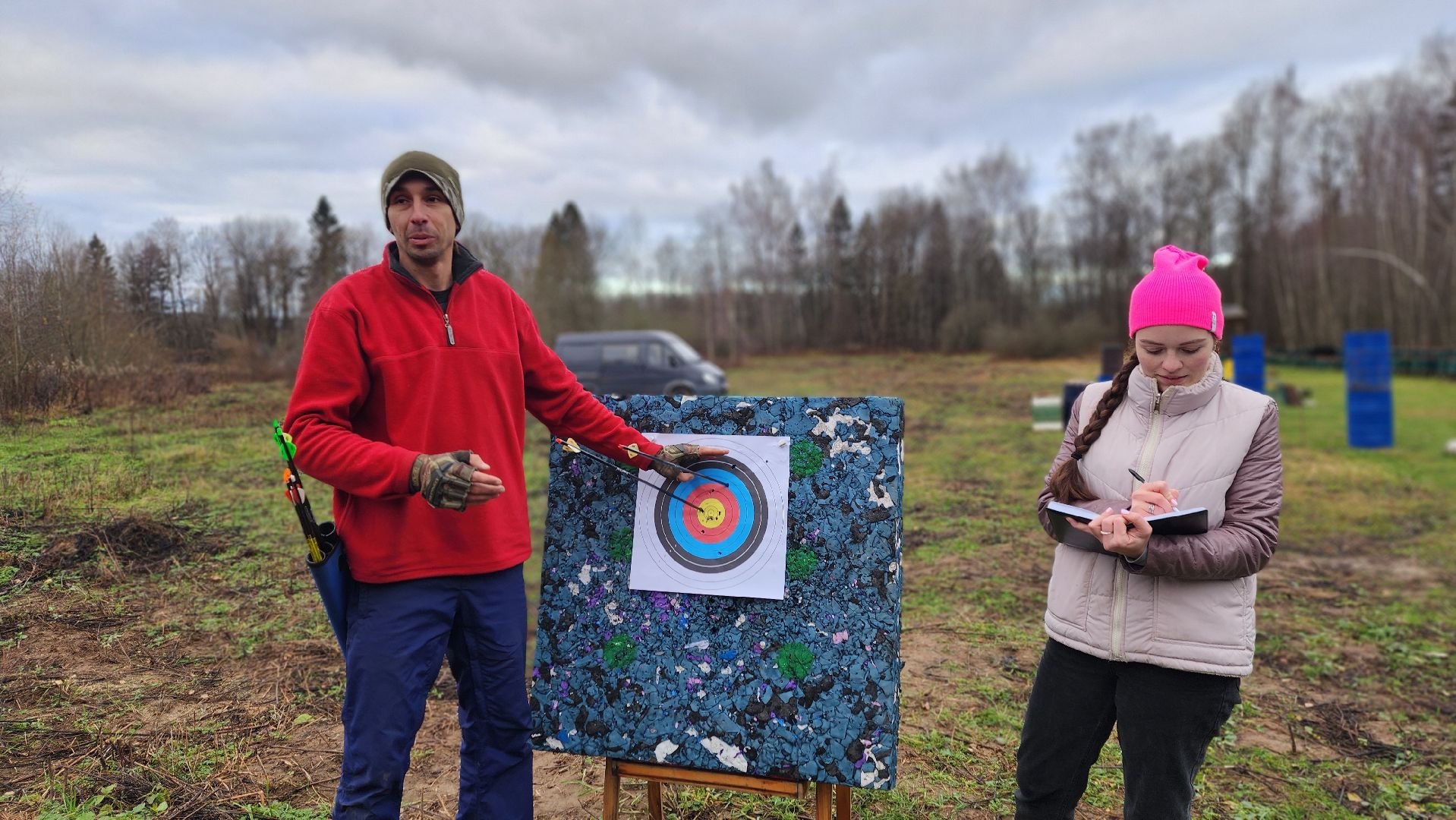 клин, золино, семья года, стрельба из лука,