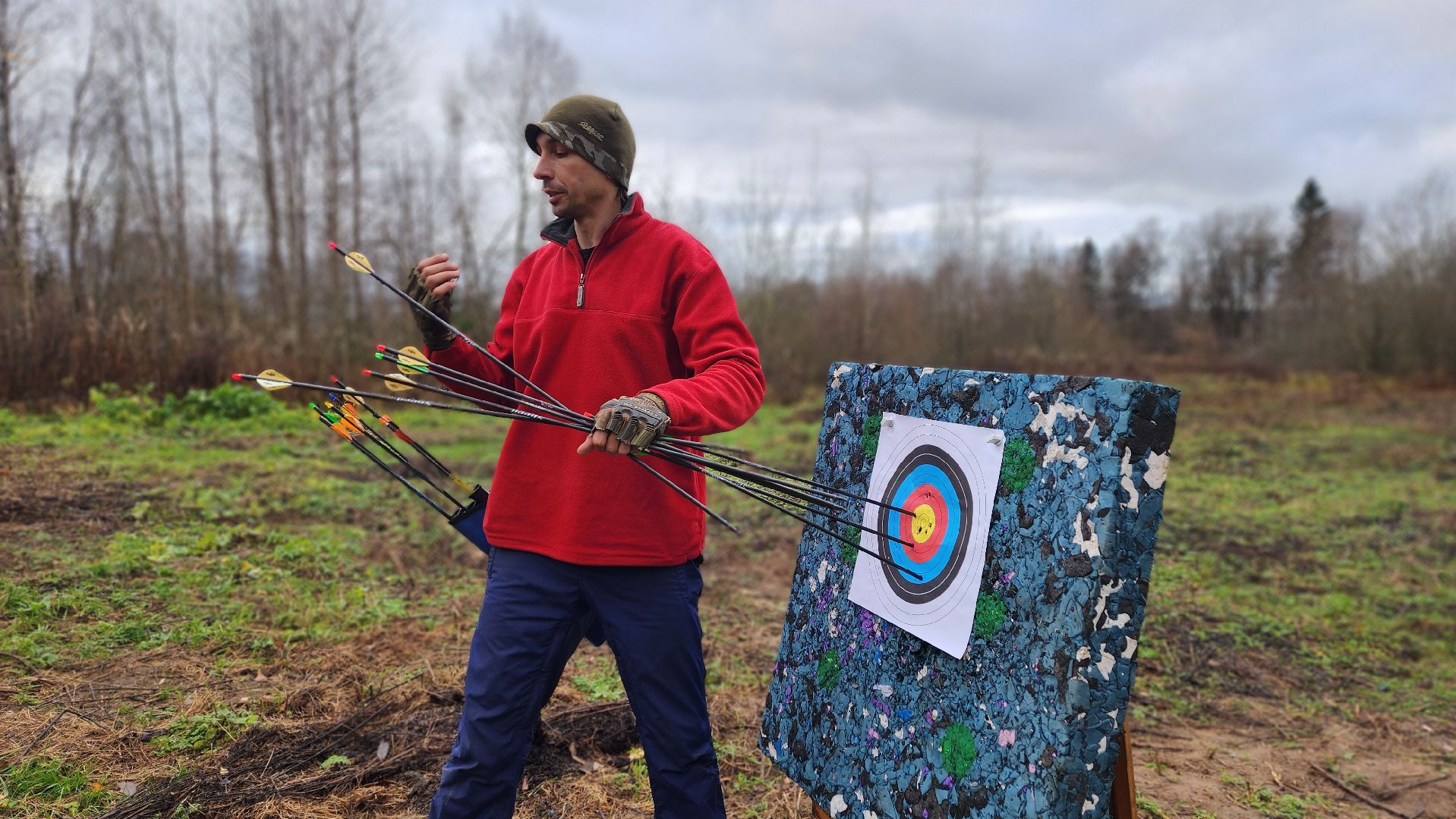 клин, золино, семья года, стрельба из лука,