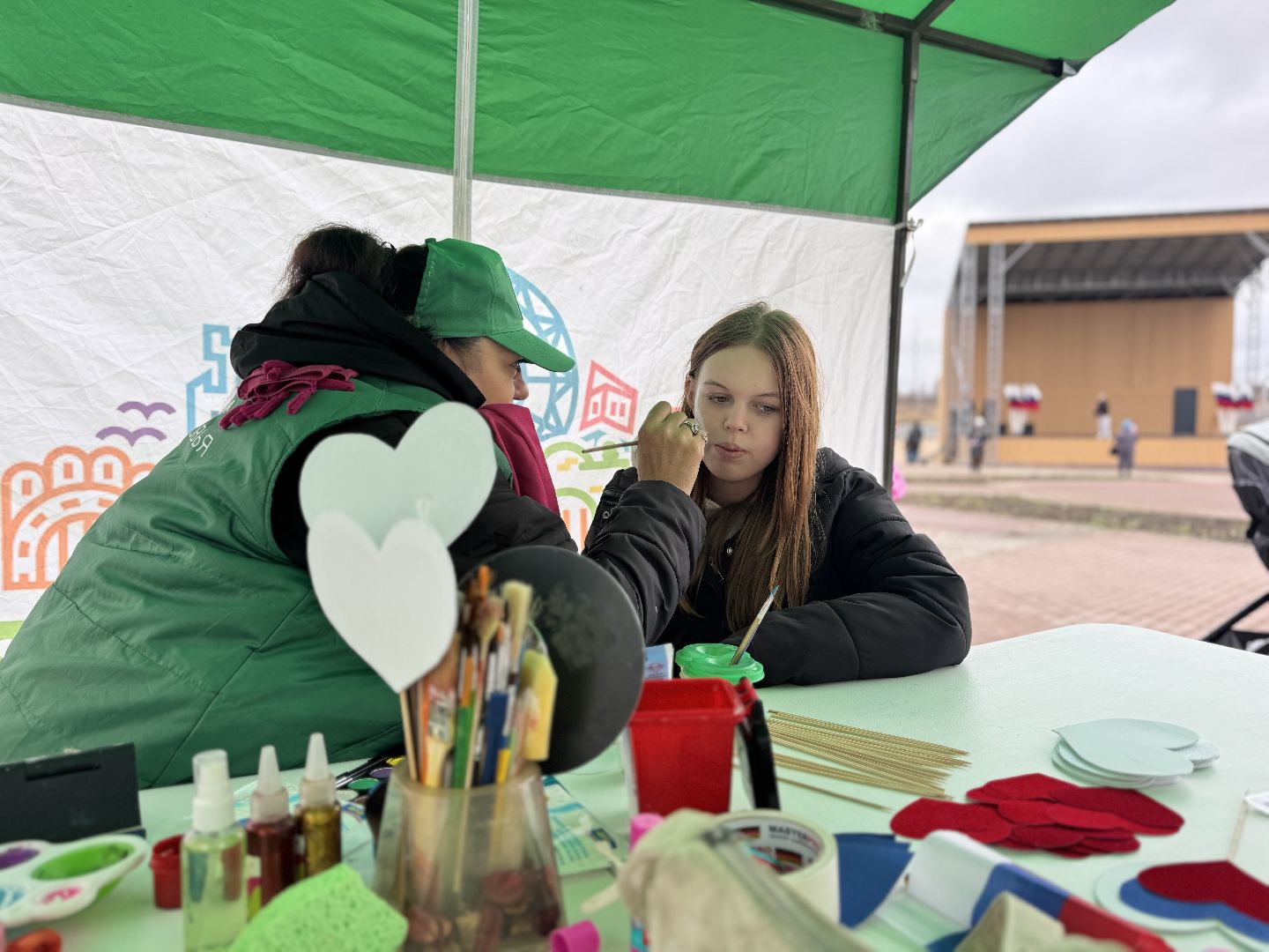 шаховская, день народно единства, аквагрим,