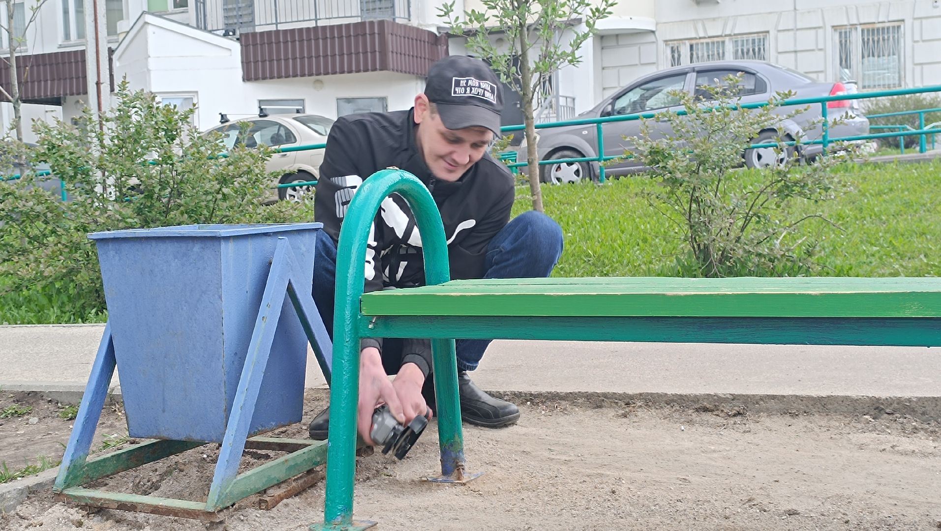 Лобня, лавочки, благоустройство