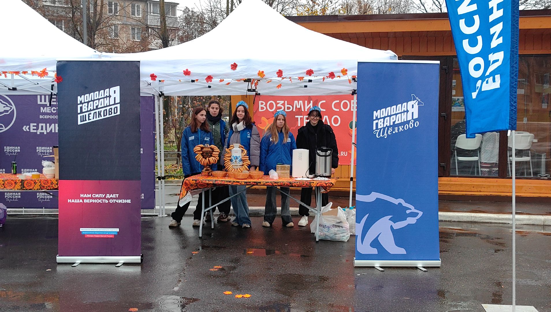 парк, День народного единства, жители, ансамбль, флешмоб,