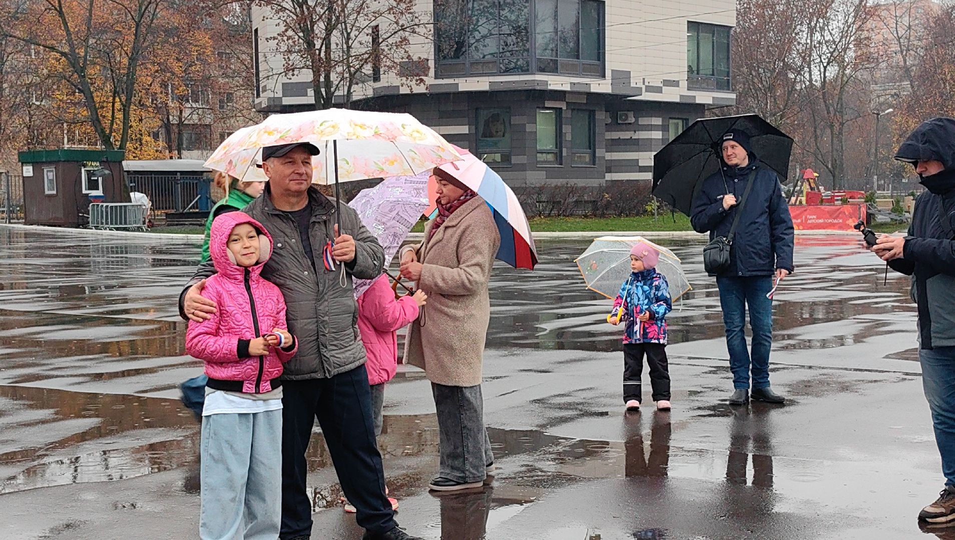 флешмоб, триколор, флаг, день народного единства,