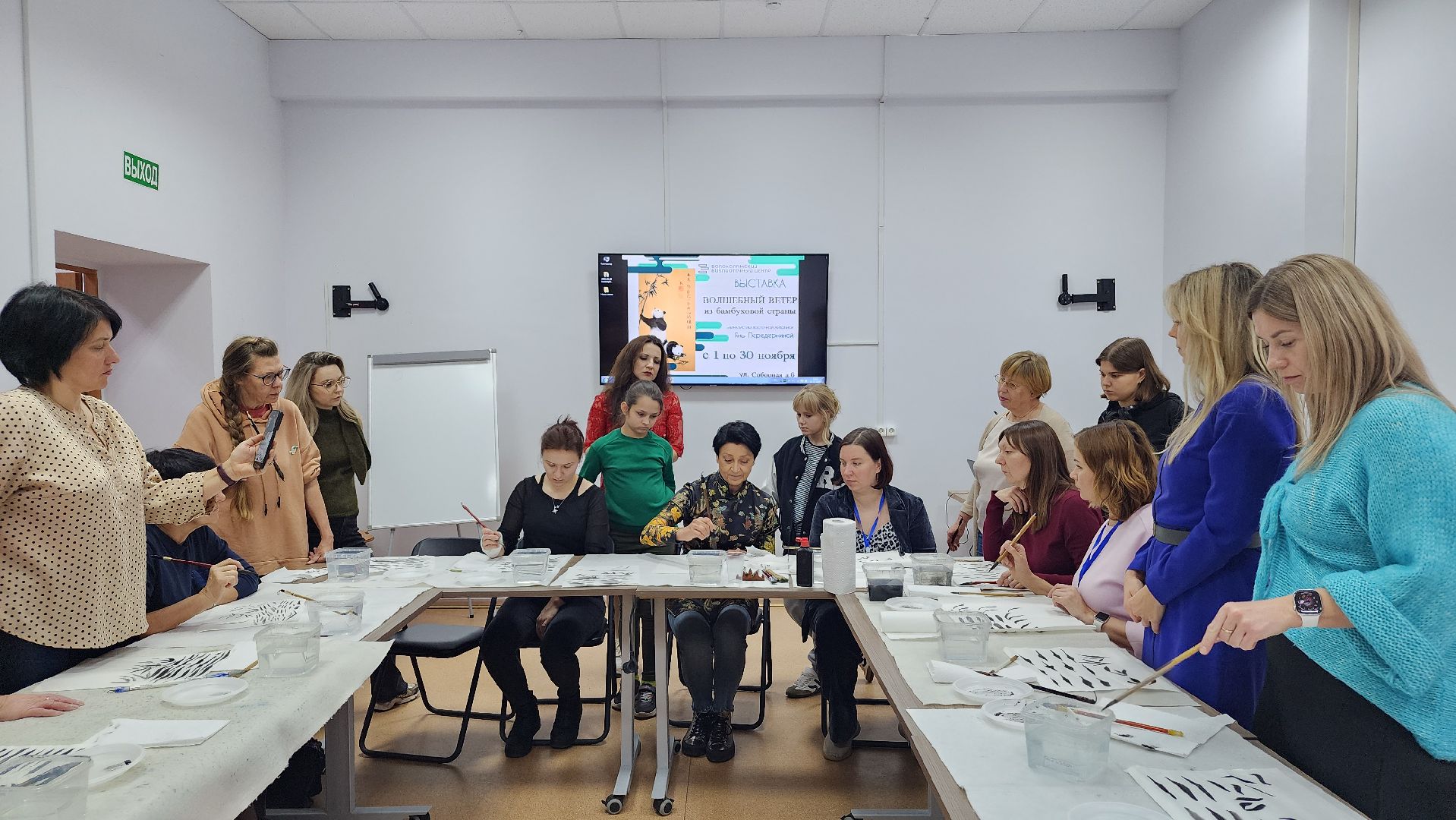 волоколамск, выставка картин, передернина, гохуа,