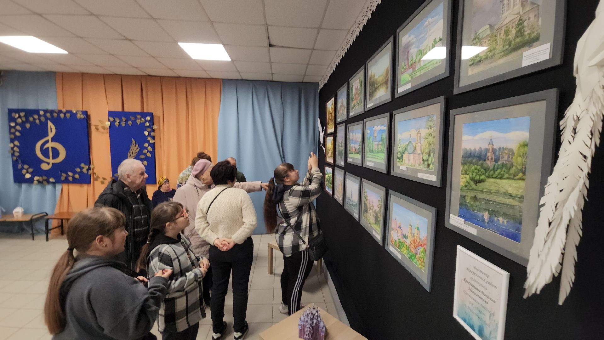 серпухов, поселок пролетарский, выставка картин в дк лира,