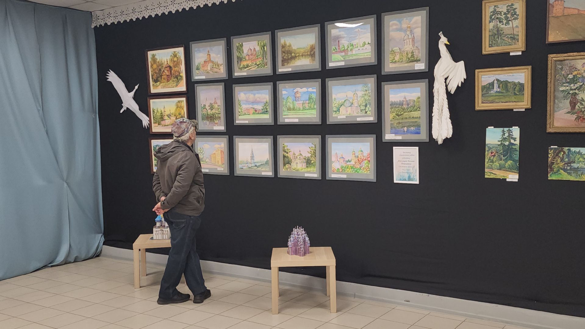 серпухов, поселок пролетарский, выставка картин в дк лира,