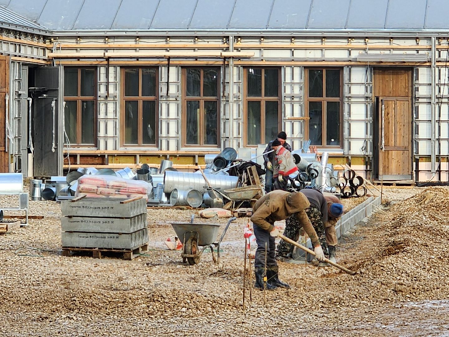 чехов, село мелихово, музей-заповедник, реконструкция, инженерно-технический корпус, строительство, ливневая канализация, ливневка, инженерные сети, благоустройство, парковка, проходы и проезды, губернатор подмосковья,