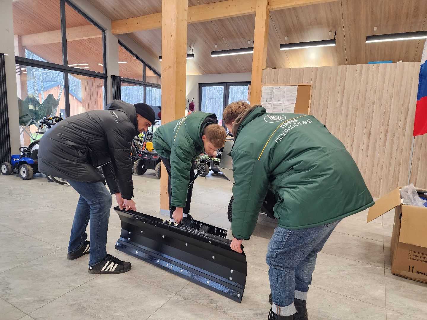 фрязино, новая техника, лесопарк, подготовка к зиме,