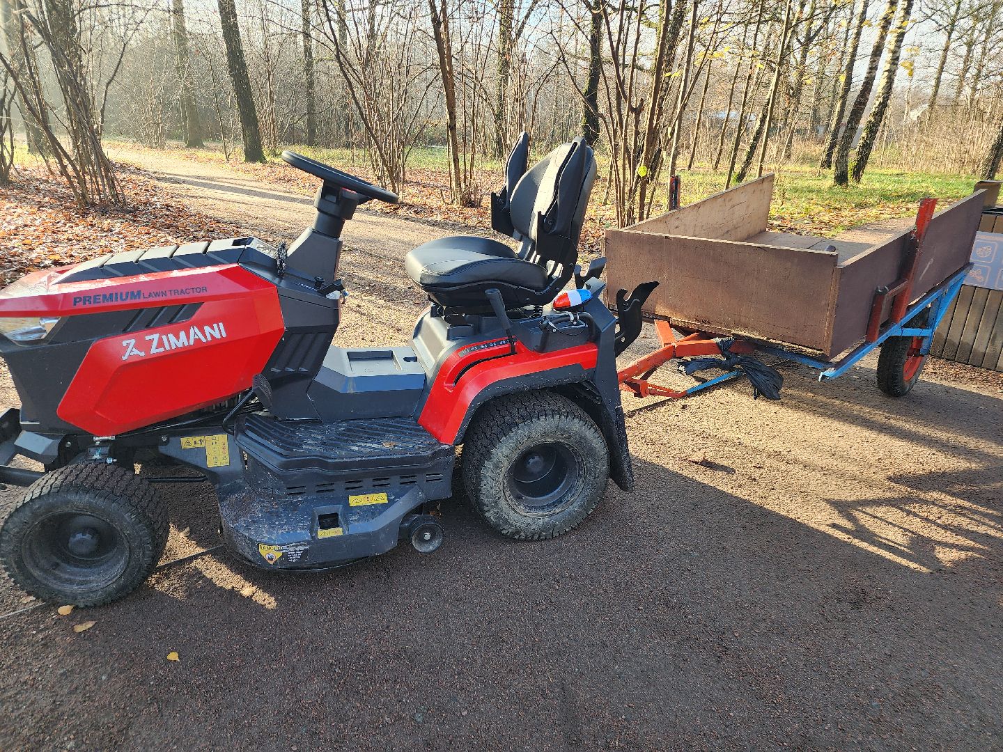 фрязино, новая техника, лесопарк, подготовка к зиме,