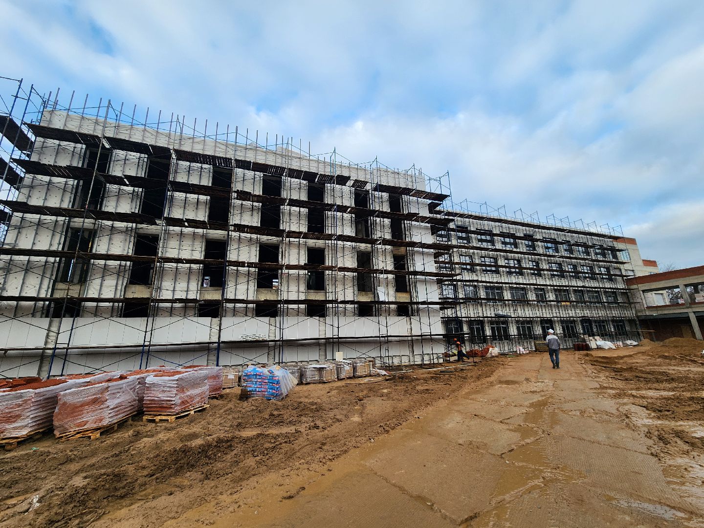 подольск, Строительство ,  Школа 16 подольск,