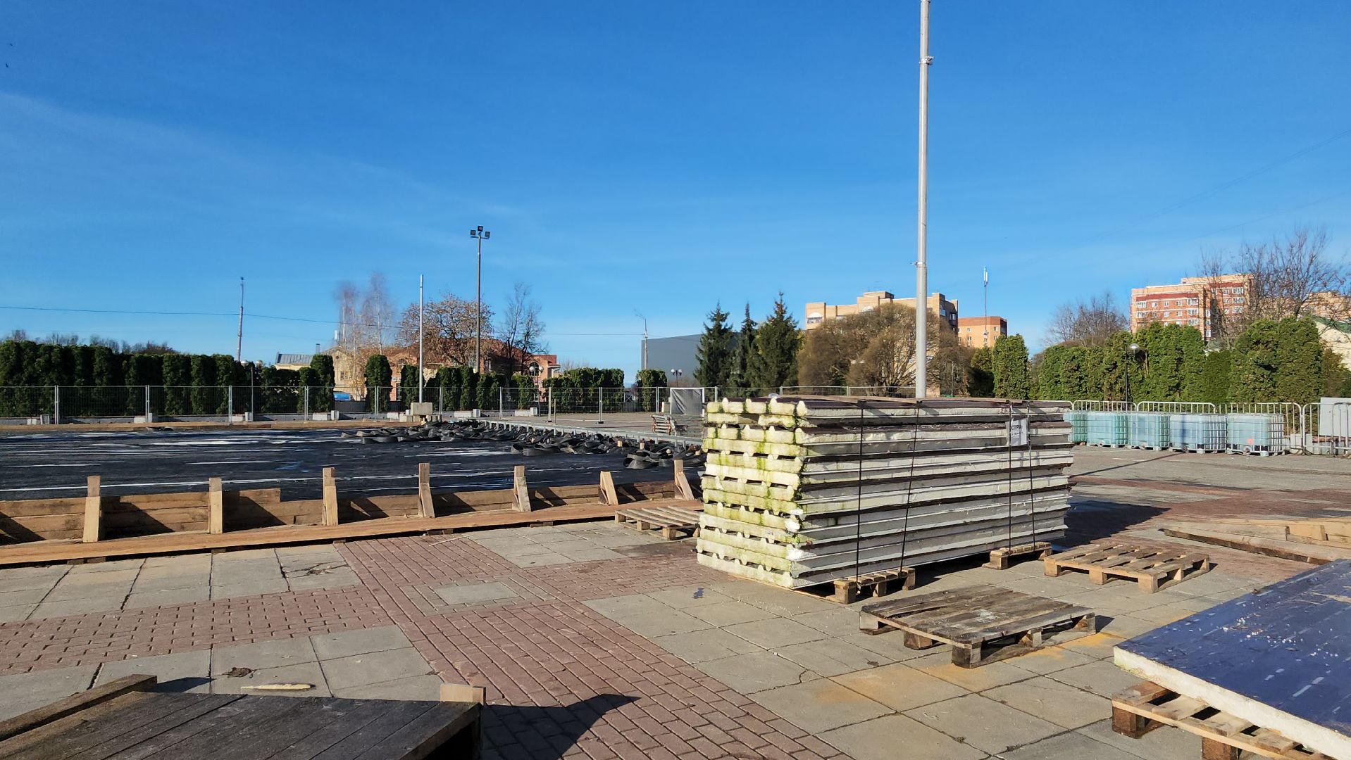 Истра, Каток, Благоустройство ,