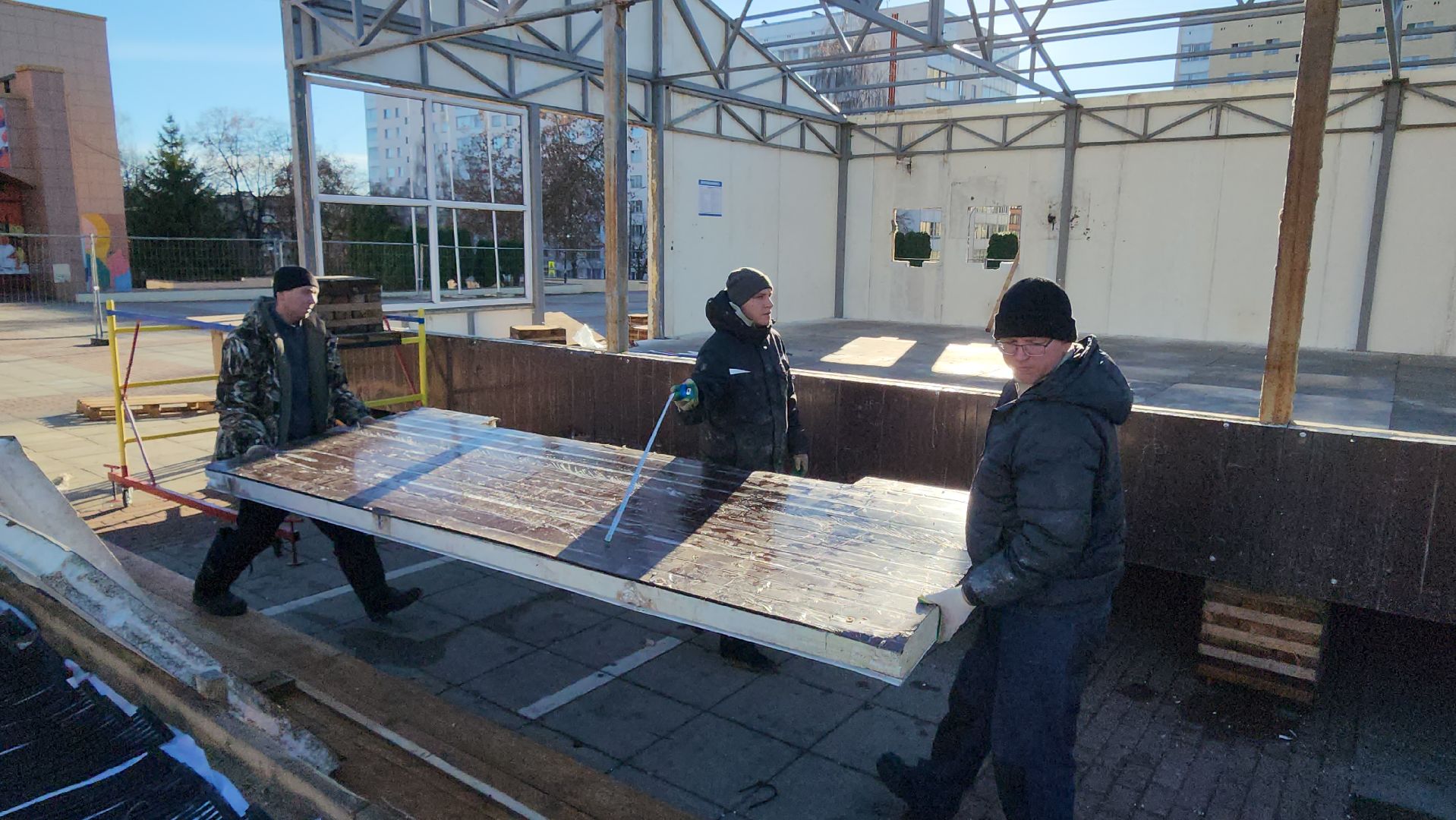 Истра, Каток, Благоустройство ,