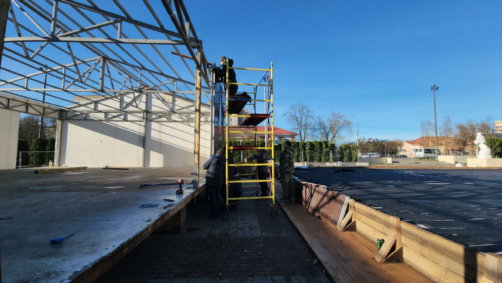 Истра, Каток, Благоустройство ,