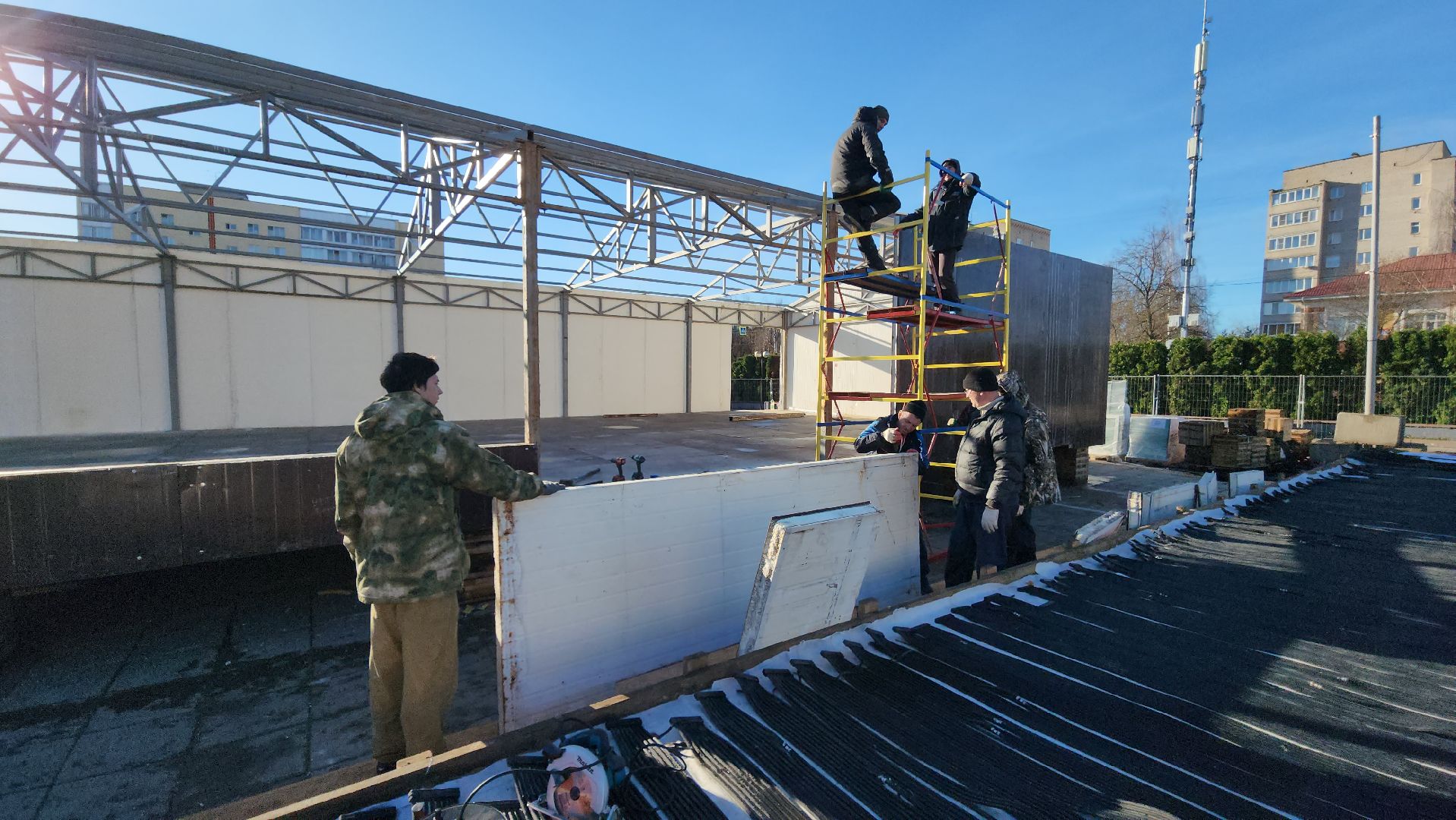 Истра, Каток, Благоустройство ,