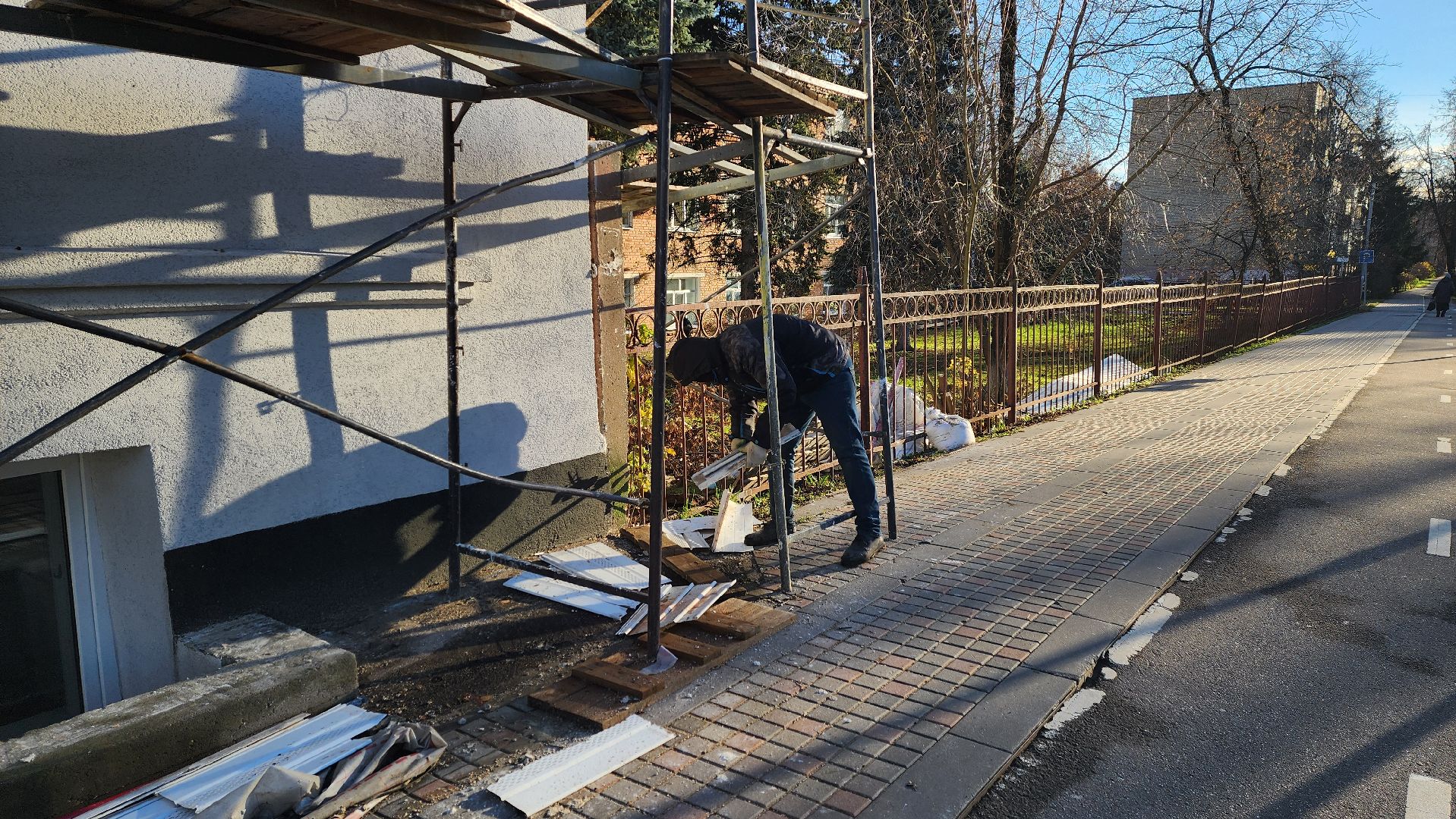 клин, детская больница, улица красная, ремонт фасада ,