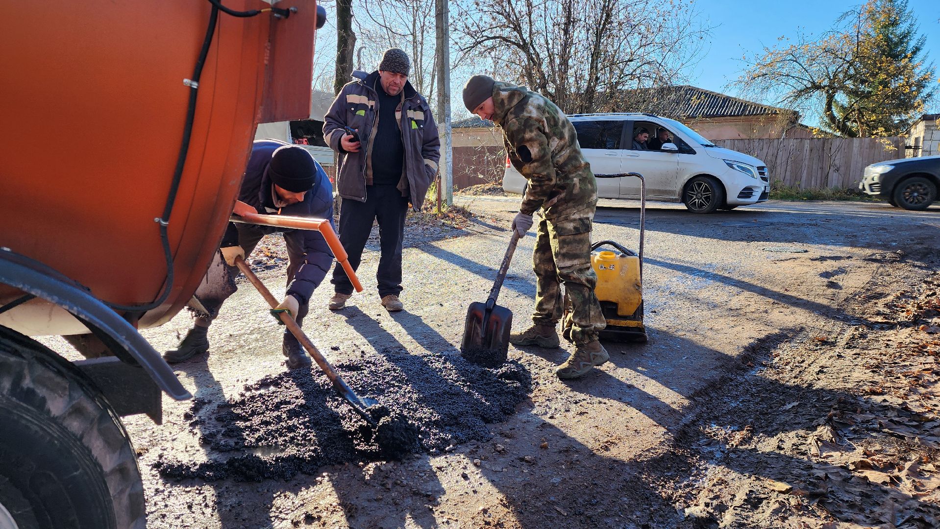 ямочный ремонт, благоустройство, истра,