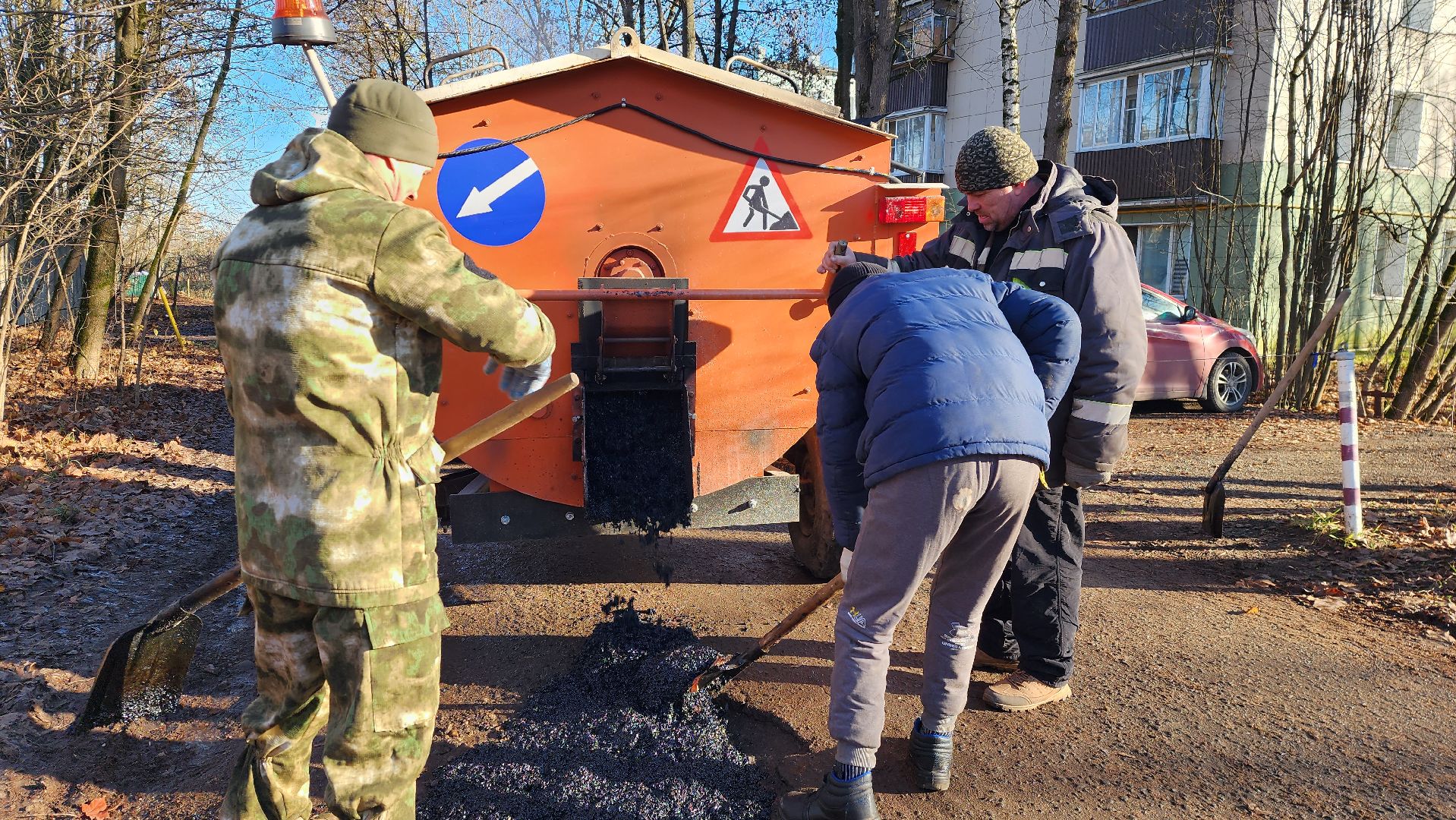ямочный ремонт, благоустройство, истра,