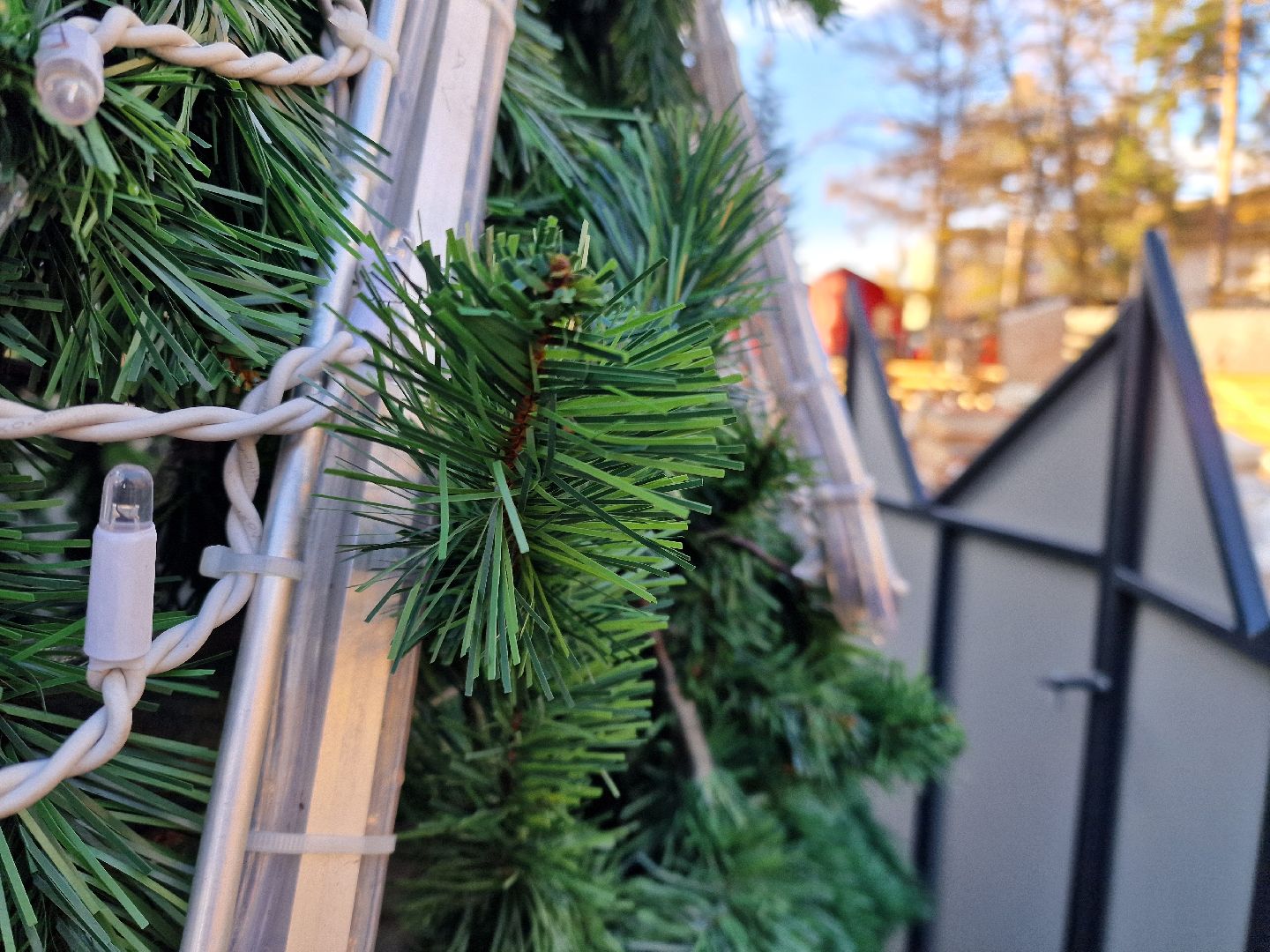 в парке пехорка балашихи установили новогоднюю елку 2025, балашиха,