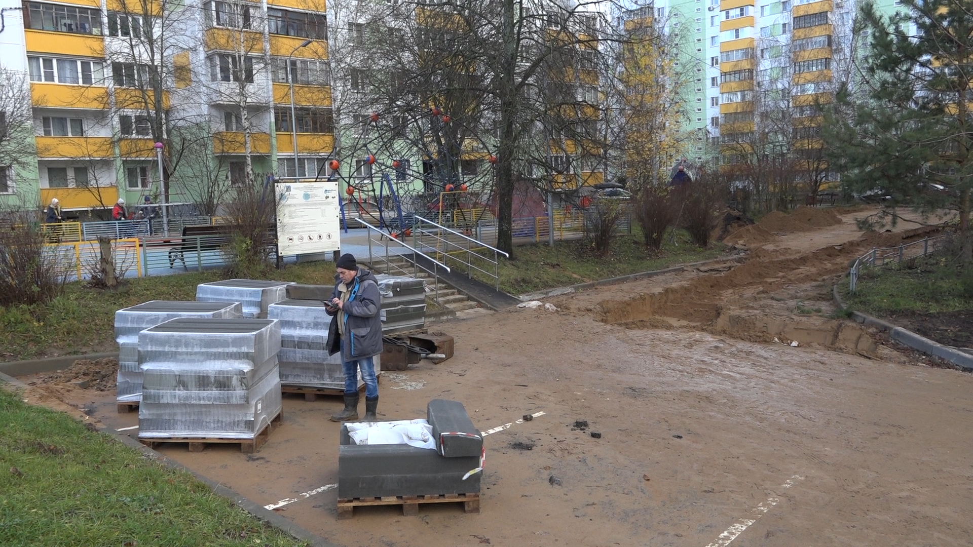 благоустройство территории, власиха благоустройство, теплосети власиха, ремонт теплотрассы, власиха теплоснабжение,