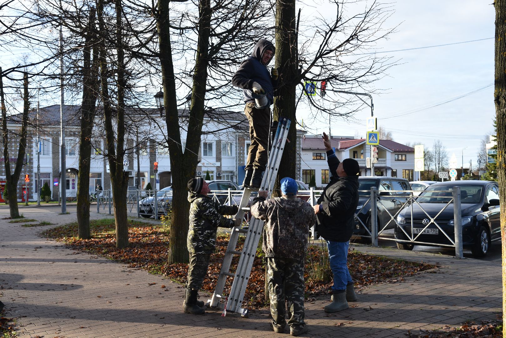 лотошино, благоустройство, новый год, лотошинский цдк,