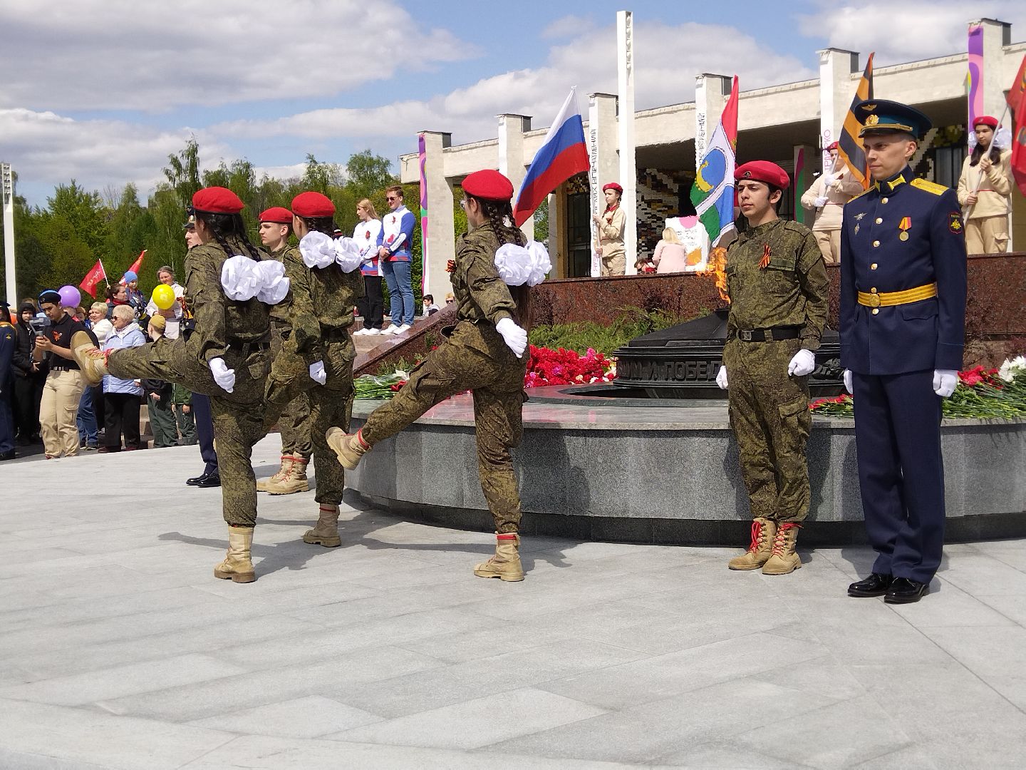 9 мая, День Победы, Мытищи, Вечный огонь