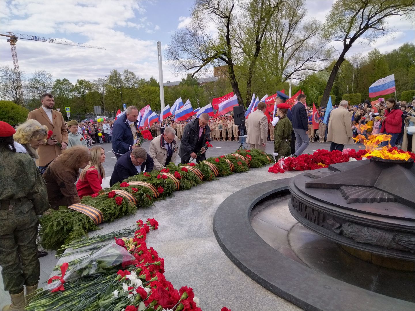 9 мая, День Победы, Мытищи, Вечный огонь