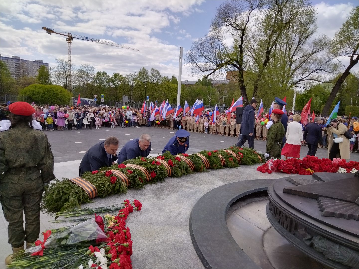 9 мая, День Победы, Мытищи, Вечный огонь