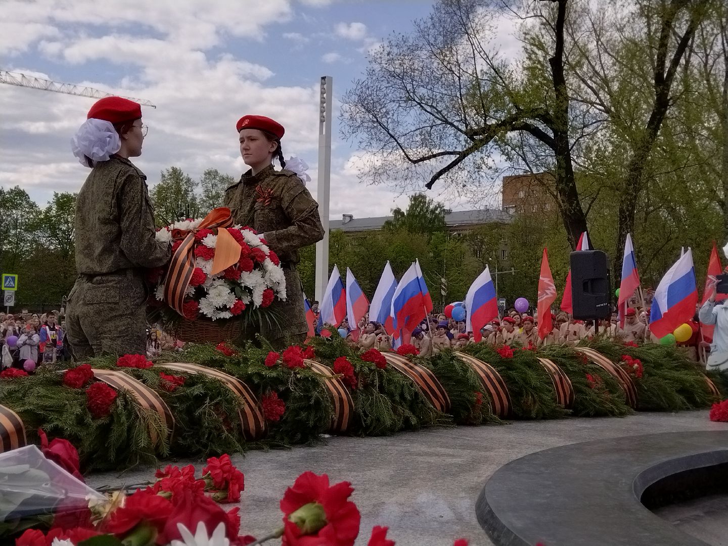 9 мая, День Победы, Мытищи, Вечный огонь