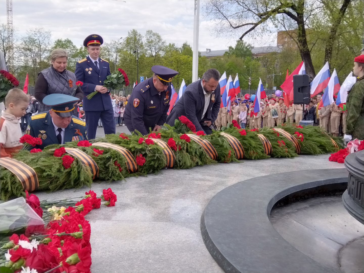 9 мая, День Победы, Мытищи, Вечный огонь