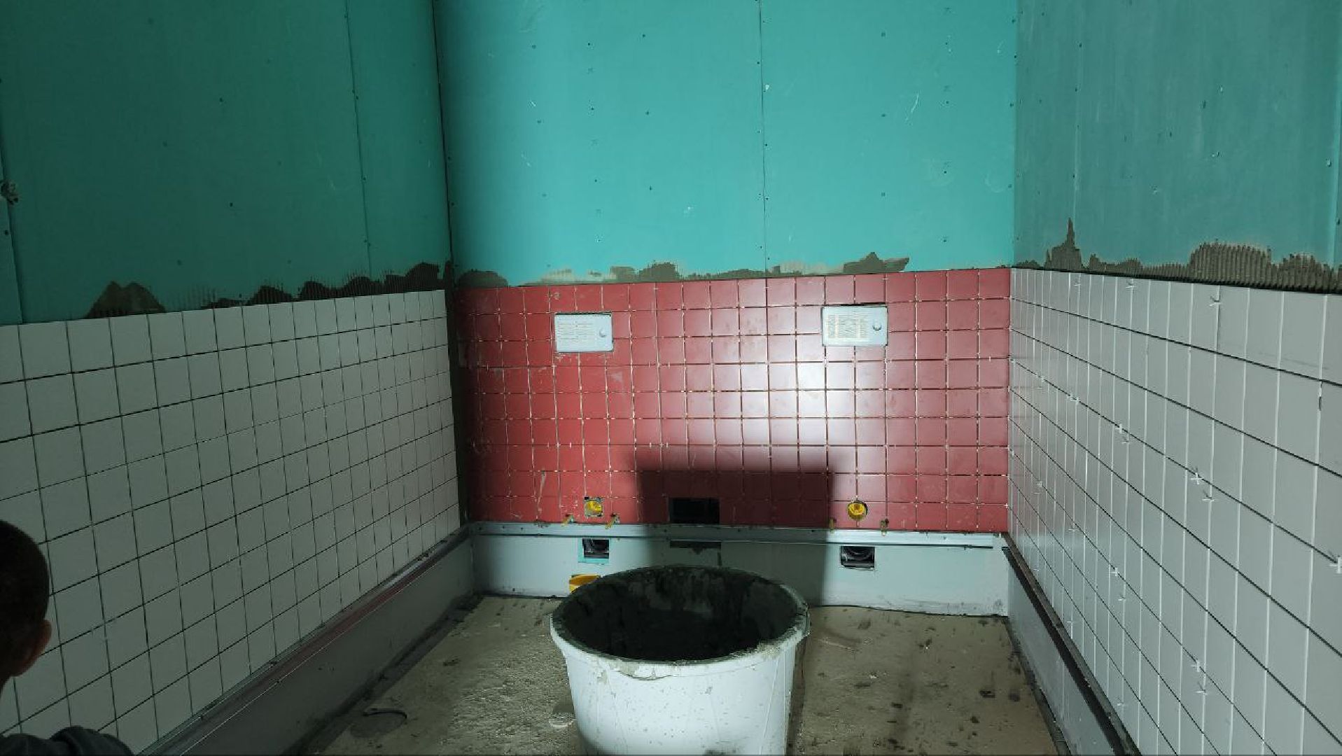 фок с бассейном, Лобня, Строительство ,