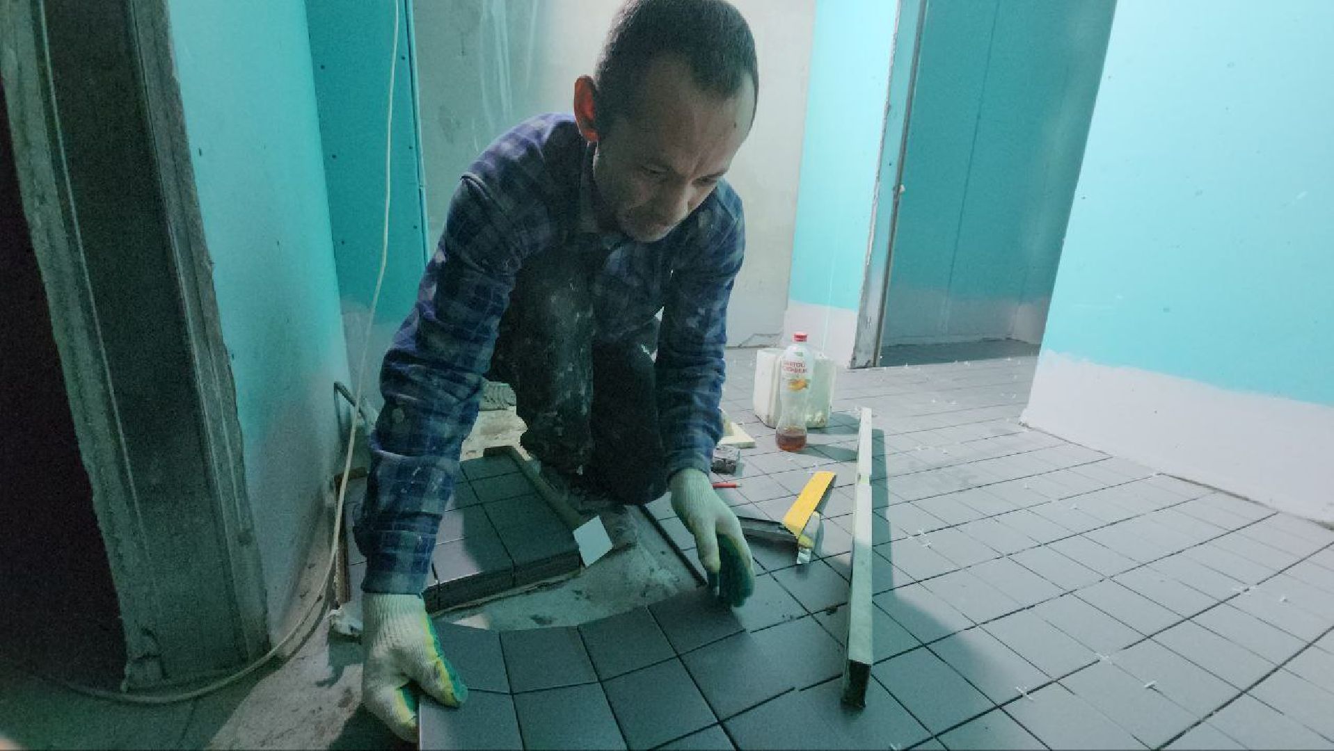 фок с бассейном, Лобня, Строительство ,