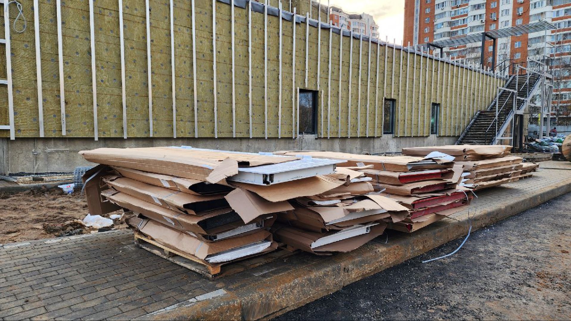 фок с бассейном, Лобня, Строительство ,