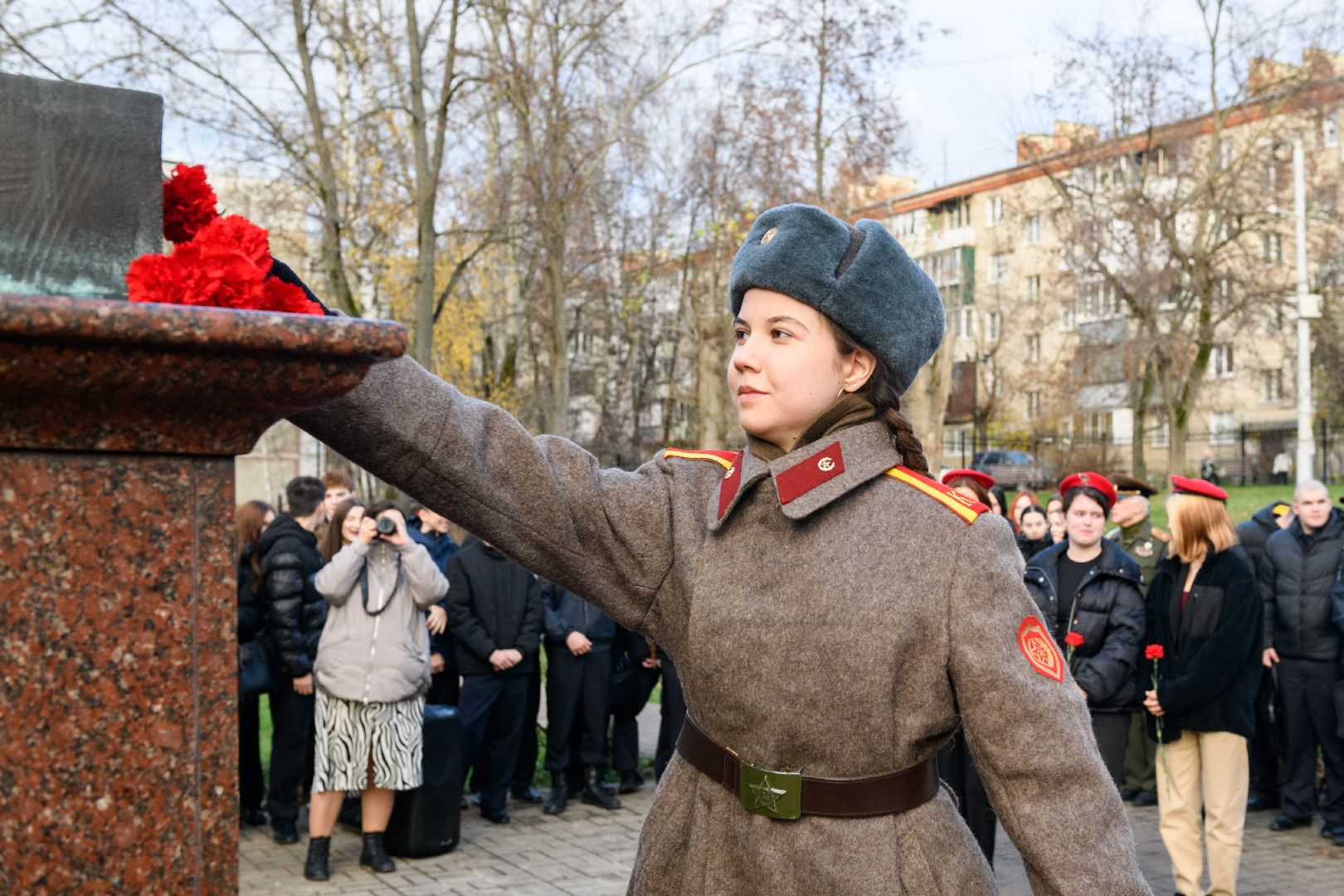 возложение цветов, общество, лыткарино,