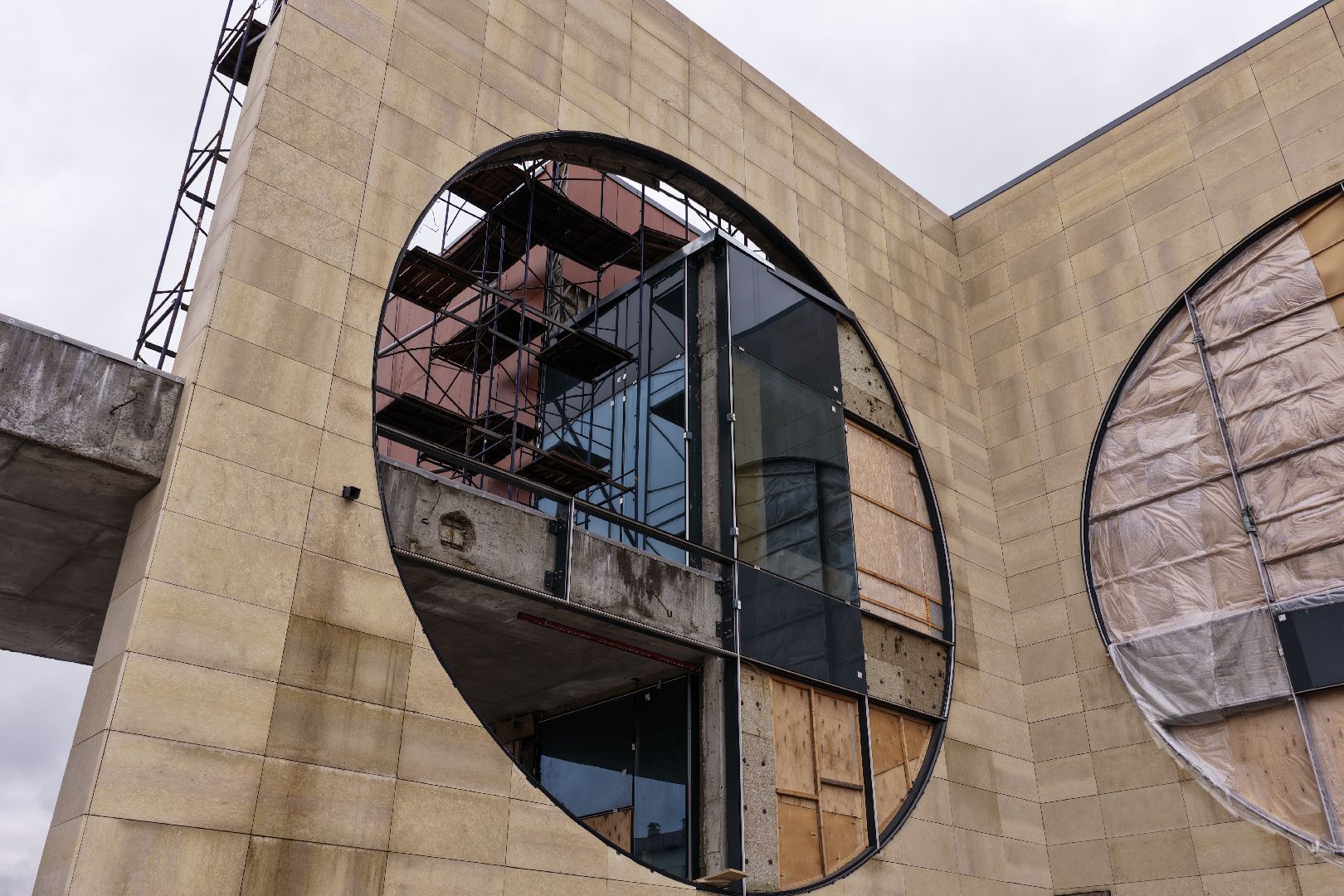 видео с коптера, дворец торжеств шаховская,