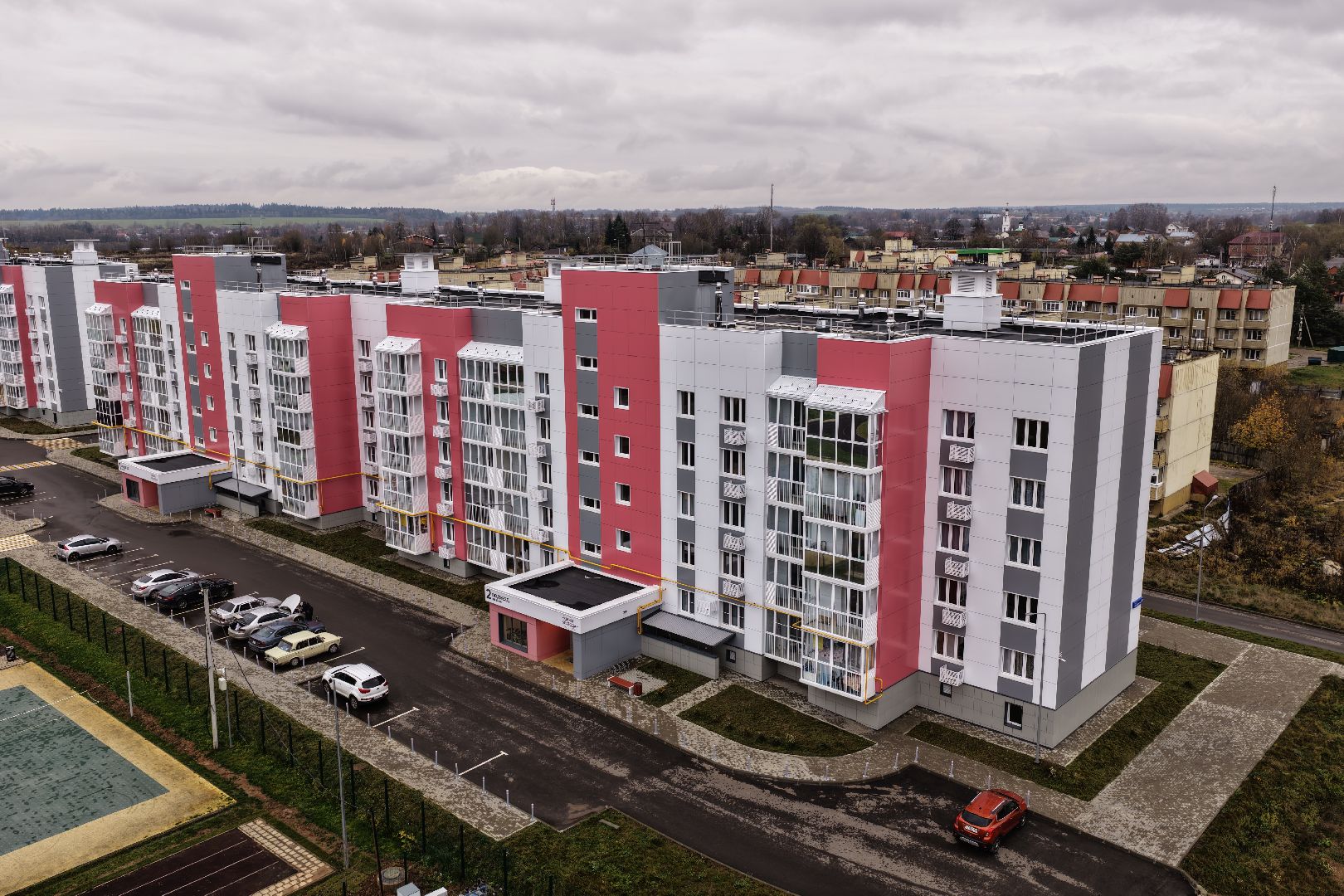 видео с коптера, новостройки в волоколамске, ветхое жилье в волоколамске,  переселение жителей из аварийного жилья,