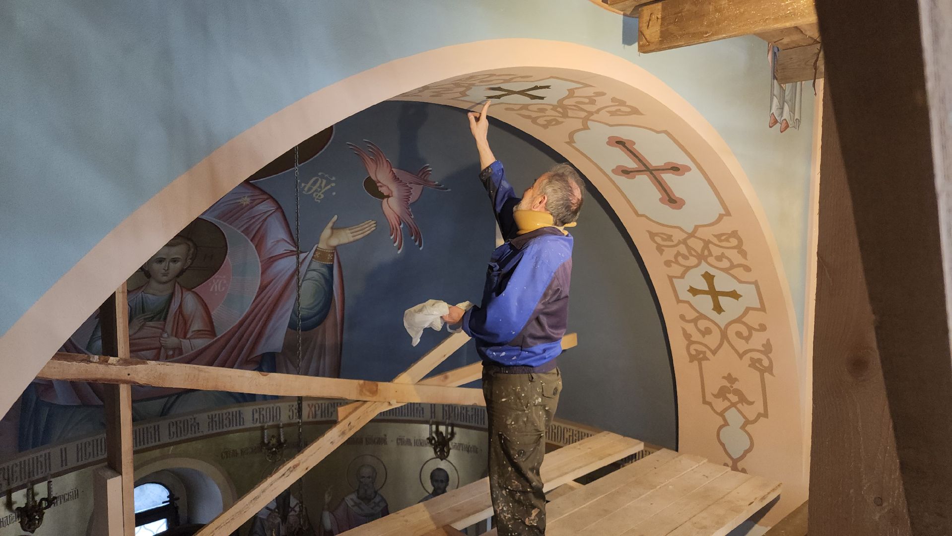 роспись храма, орехово-зуево,
