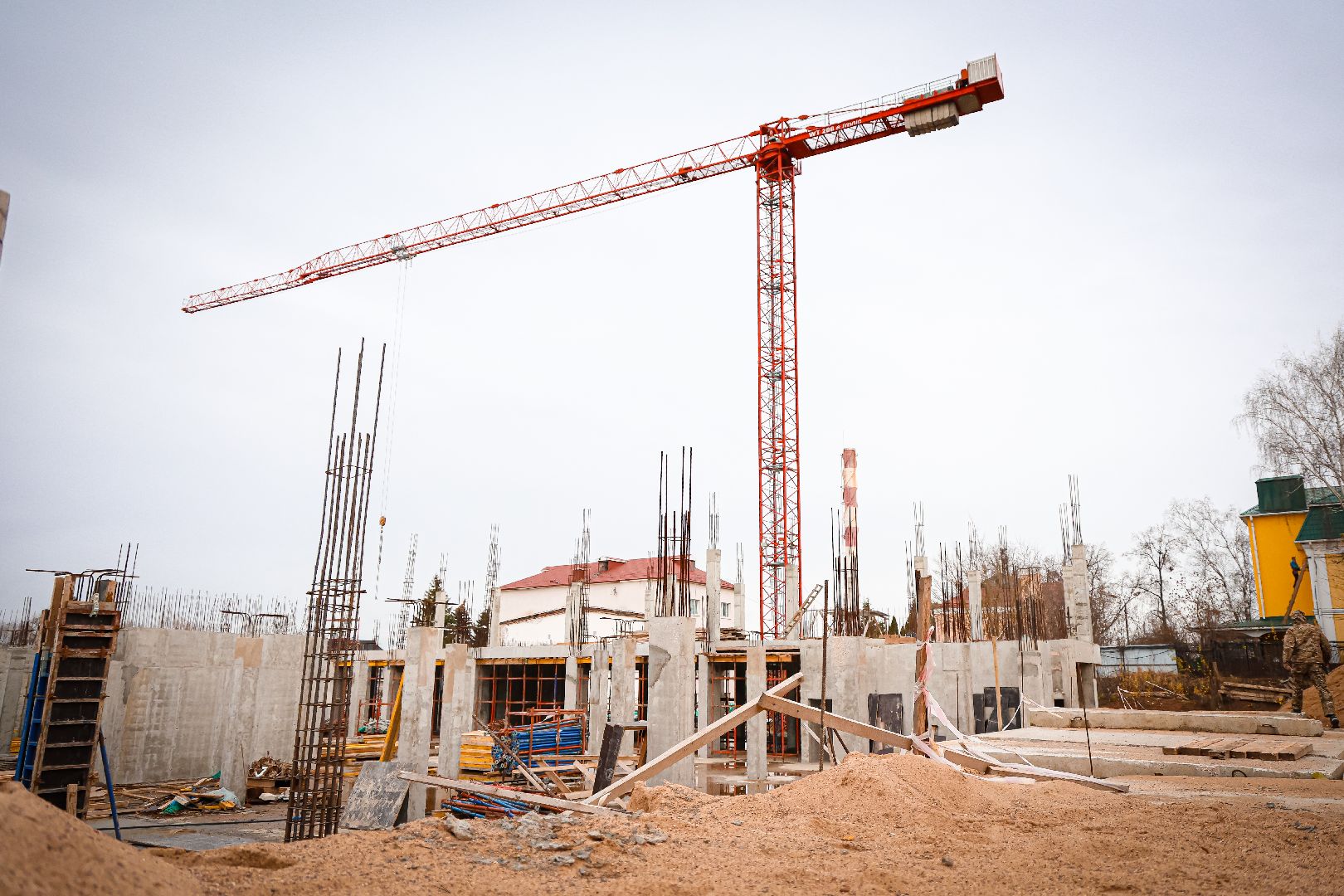 клин, общество, подмосковье, строительство, новая спортивная школа, спорт в клину, нацпроекты,