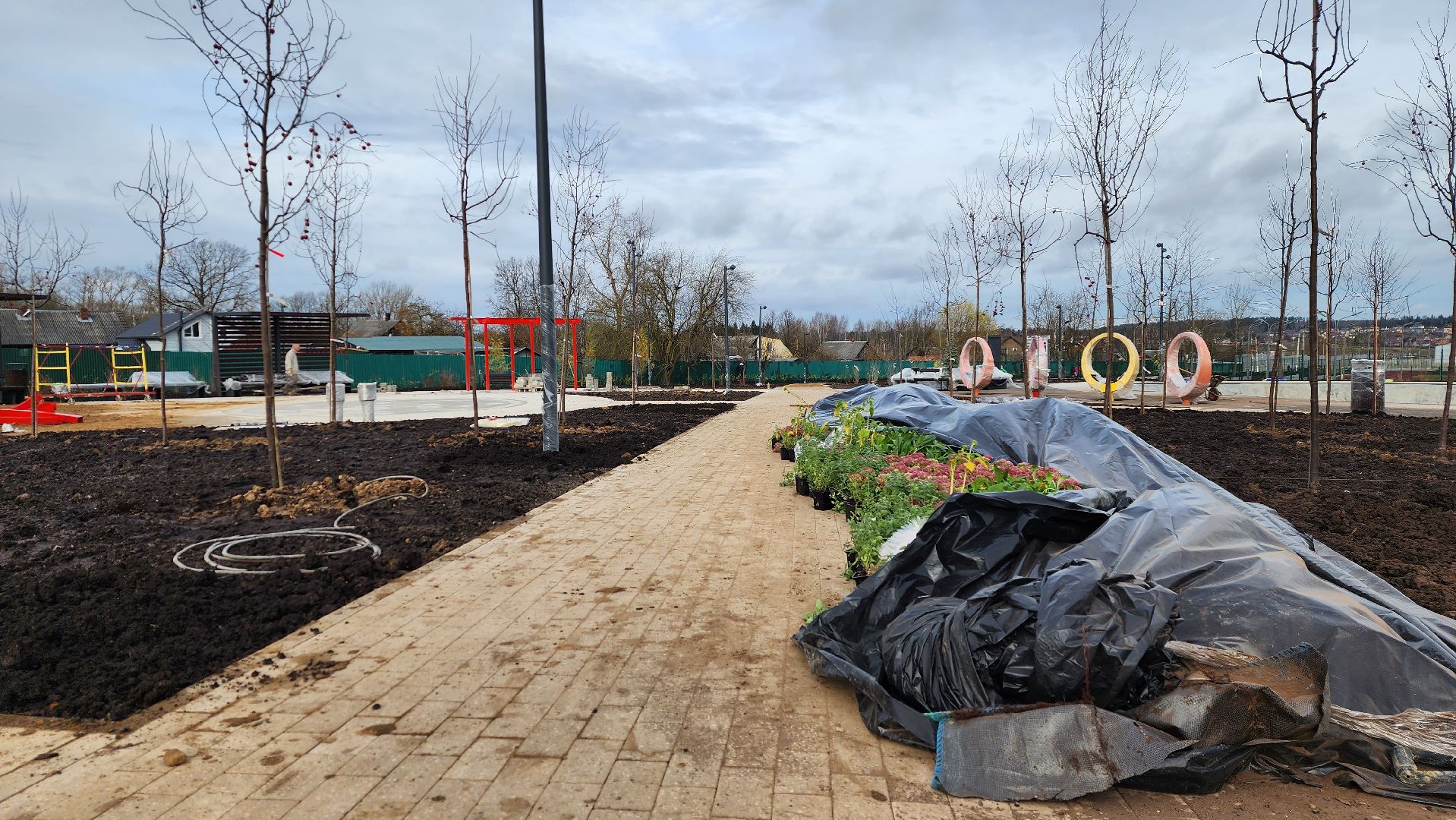 сквер, истра, благоустройство,