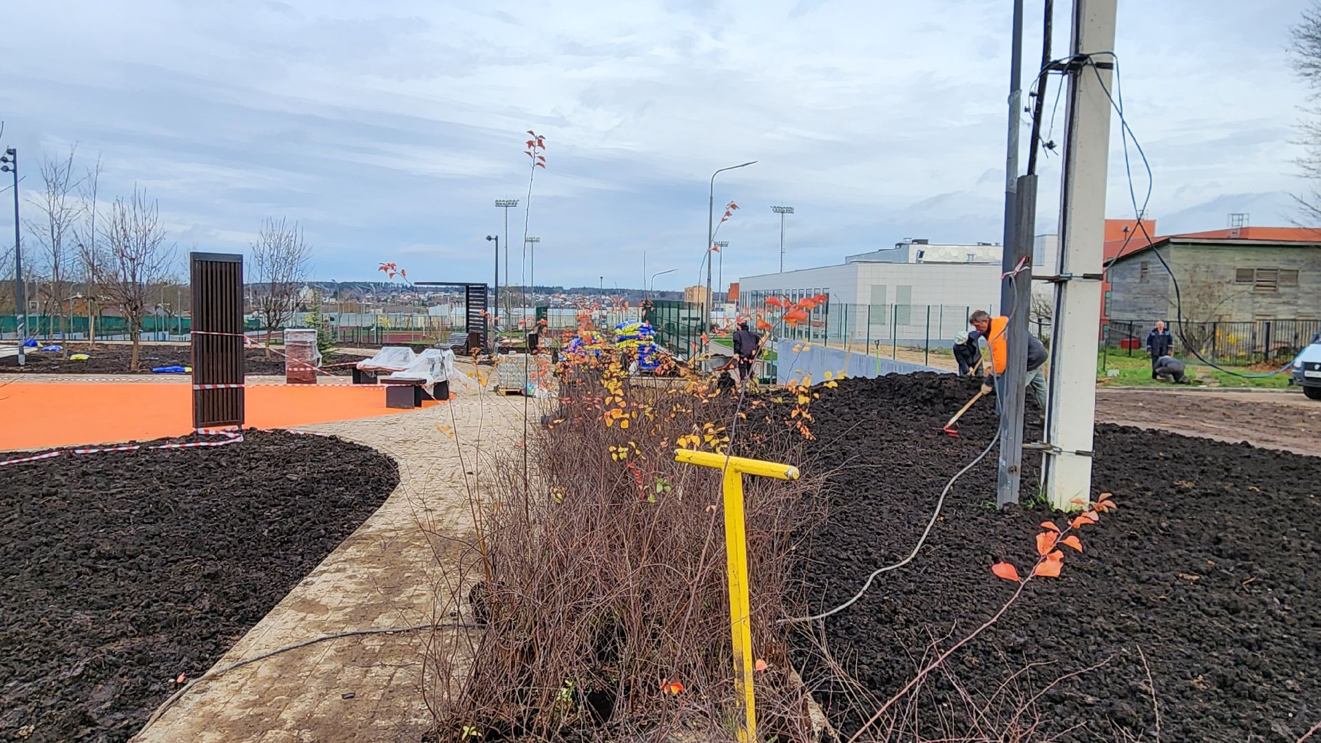 сквер, истра, благоустройство,