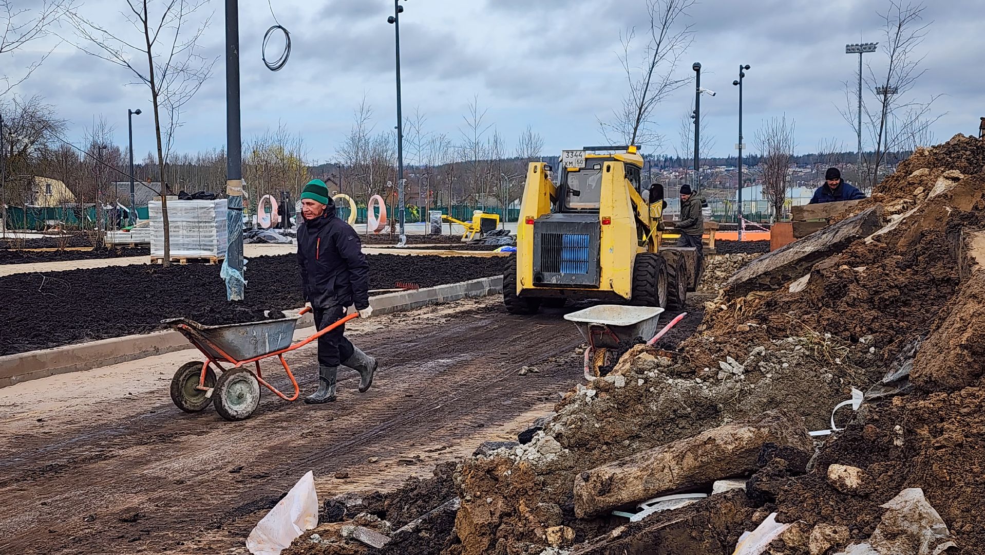 сквер, истра, благоустройство,
