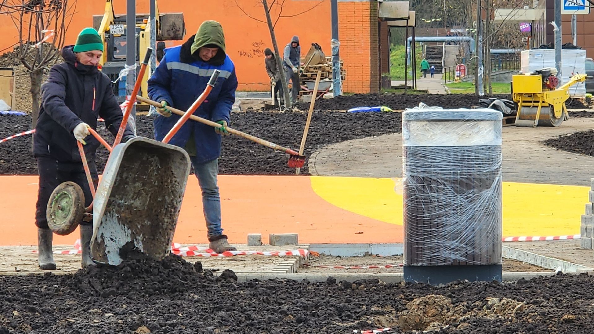 сквер, истра, благоустройство,