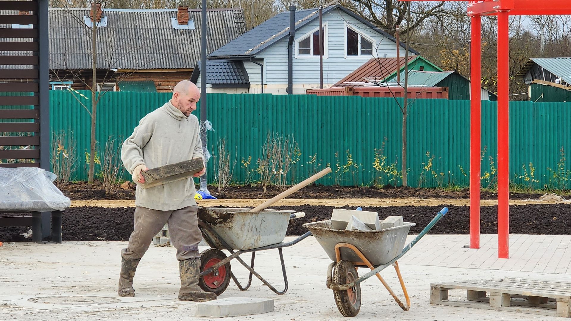 сквер, истра, благоустройство,