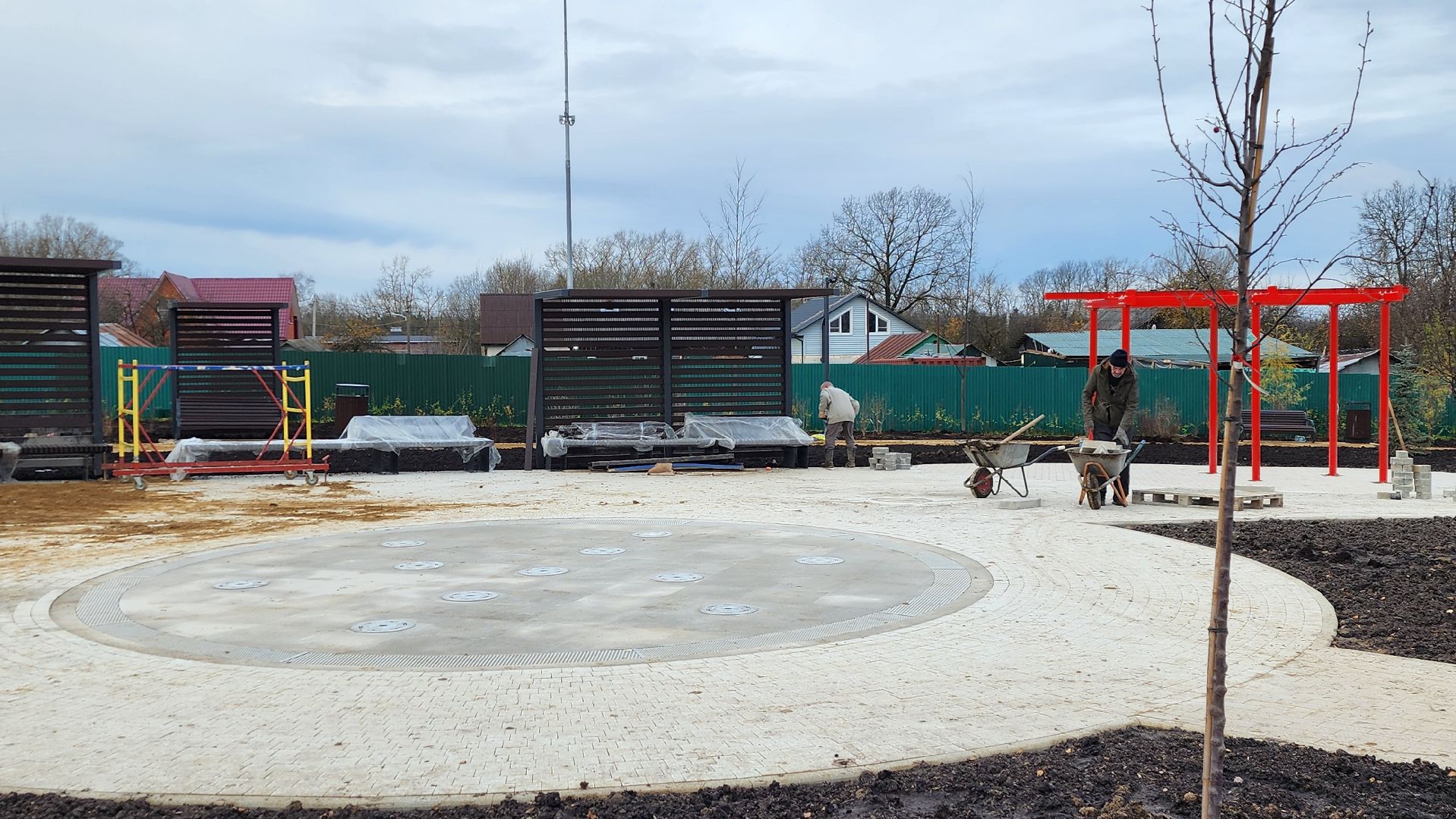 сквер, истра, благоустройство,