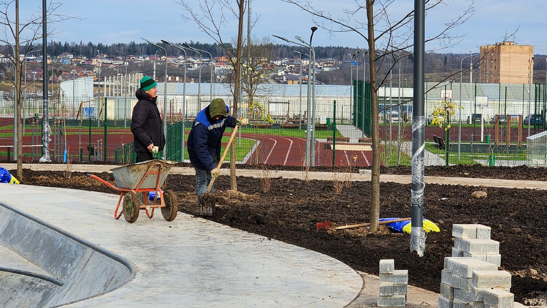 сквер, истра, благоустройство,