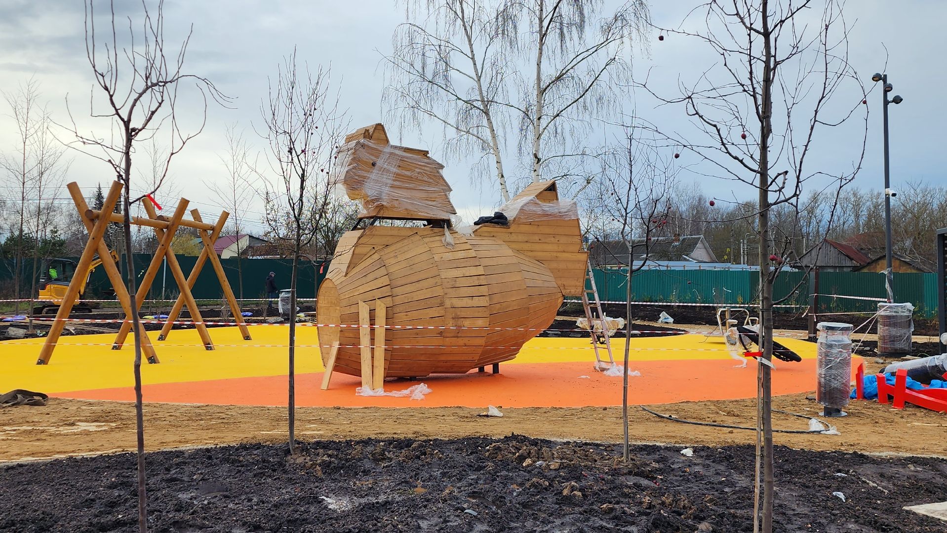 сквер, истра, благоустройство,