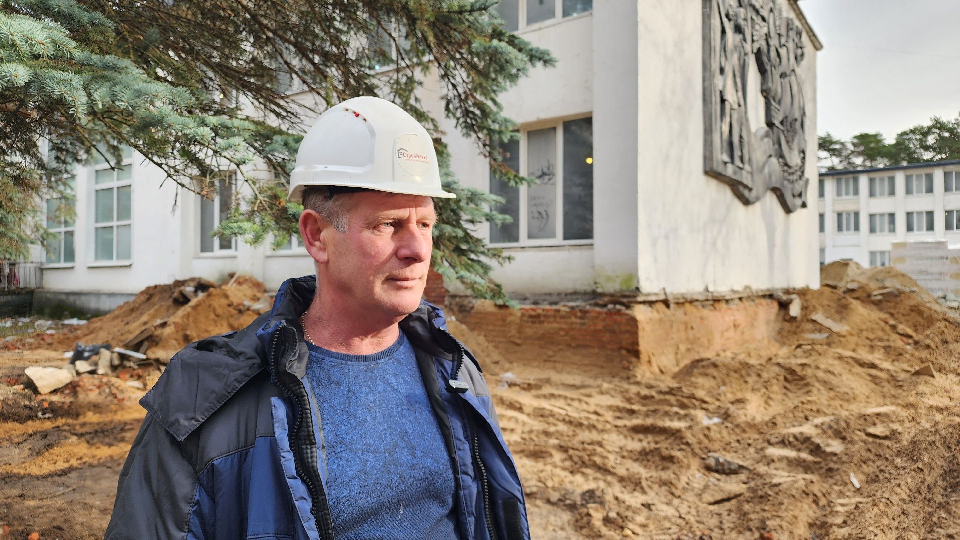 капитальный ремонт, лицей протвино, стройка,